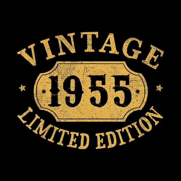 1955 65 years old 65th Limited Birthday, Anniversary Gift T-Shirt by Hot food