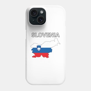 Slovenia Flag Map Phone Case