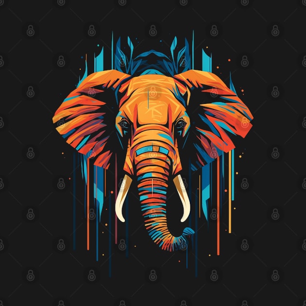 Elephant Pop Art by betta.vintage