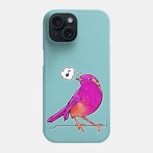 pink and red songbird Phone Case