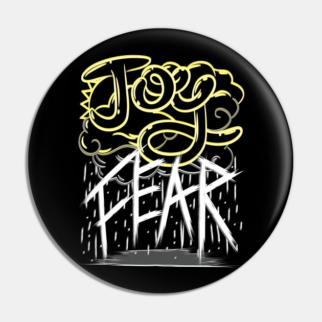 Joy and Fear Pin by Desdymona