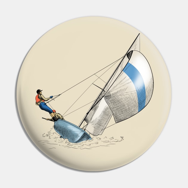 Sailing boat Pin by sibosssr