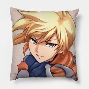 Blonde Hair Anime Boy Pillow