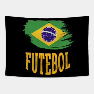 Brazil Futebol Fan Tapestry