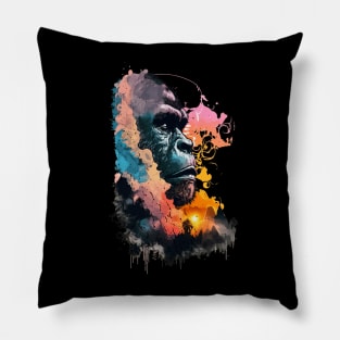 Silverback Gorilla Wildlife Animal Lovers Pillow