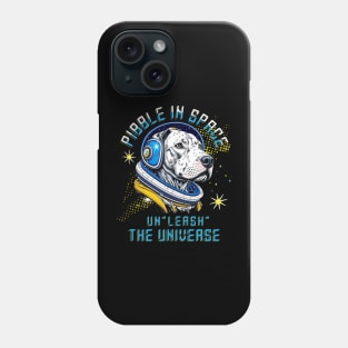 Pibble in Space Un"leash" the Universe Phone Case