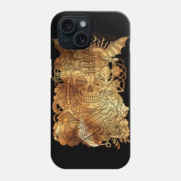 Steampunk Conjurer (version 2). Mystic and occult design. Phone Case by Mystic Arts