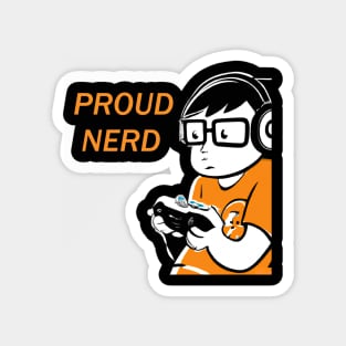 Proud Nerd Gaming Quote Magnet