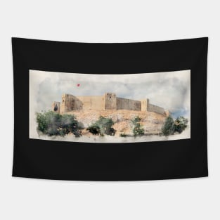 Gaziantep castle in Gaziantep, Turkey Tapestry