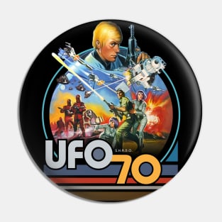 1970 scifi UFOS Pin