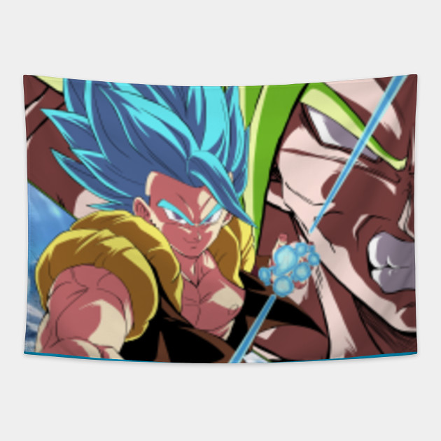 Gogeta Vs Broly Dragon Ball Super Broly Movie Tapestry Teepublic