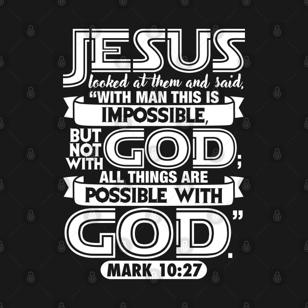 Mark 10:27 by Plushism