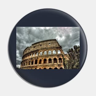 The Colosseum In Rome Moody Sky Pin
