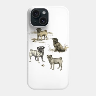 PUG DOGS Phone Case