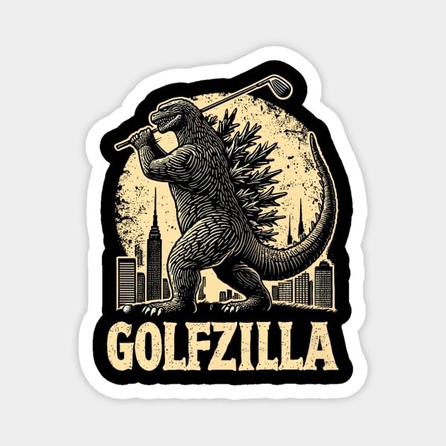 Funny Golf Novelty Funny Golfing Magnet by yangho