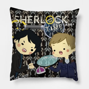 Sherlock Adventure Time Fan Art Pillow