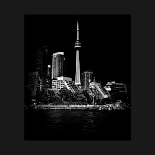 CN Tower From Bathurst Quay Toronto Canada T-Shirt