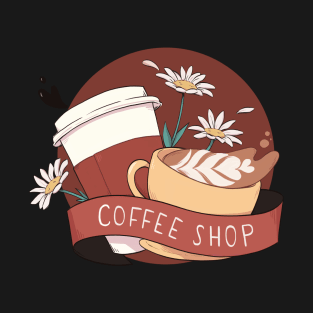 coffee shop au - tropes series T-Shirt