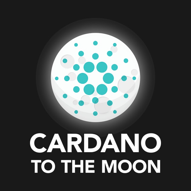 Cardano Coin To The Moon by vladocar