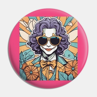 Joker Face Pin