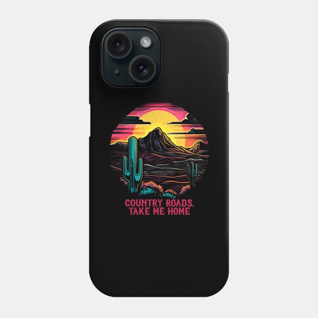 Country Roads .... Take Me Home Phone Case by DankFutura