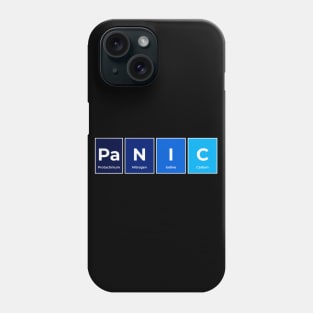 Panic Chemistry Periodic Table Elements Phone Case