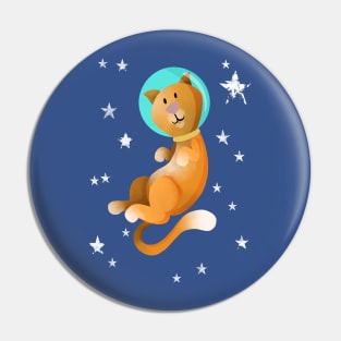 Kitty in Space Pin