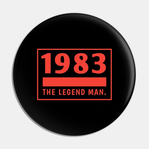 1983 birthday Pin by BlackMeme94