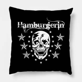 73 Hamburgerin Totenkopf Sterne Skull Hamburg Pillow