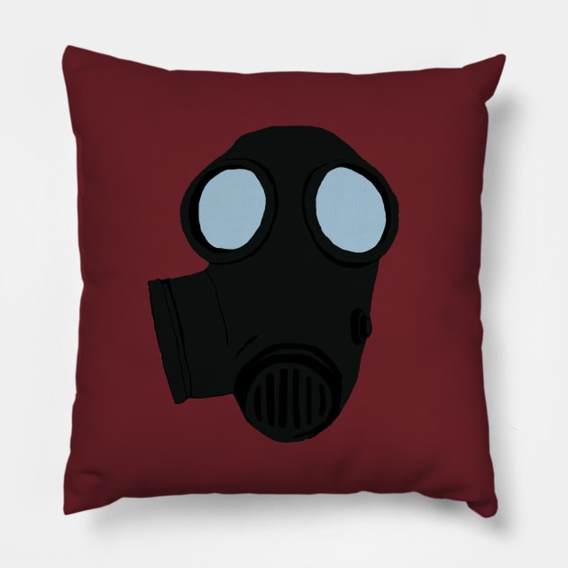 Minimalist Pyro Mask - Team Fortress 2 Pillow by BallofBandages