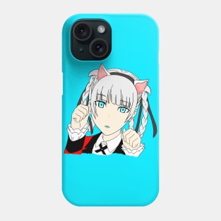 Kakegurui Cat Ear Kirari Momobami Student Council President Phone Case