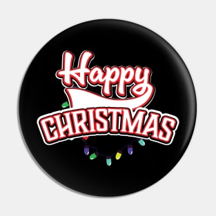 Happy Christmas Pin