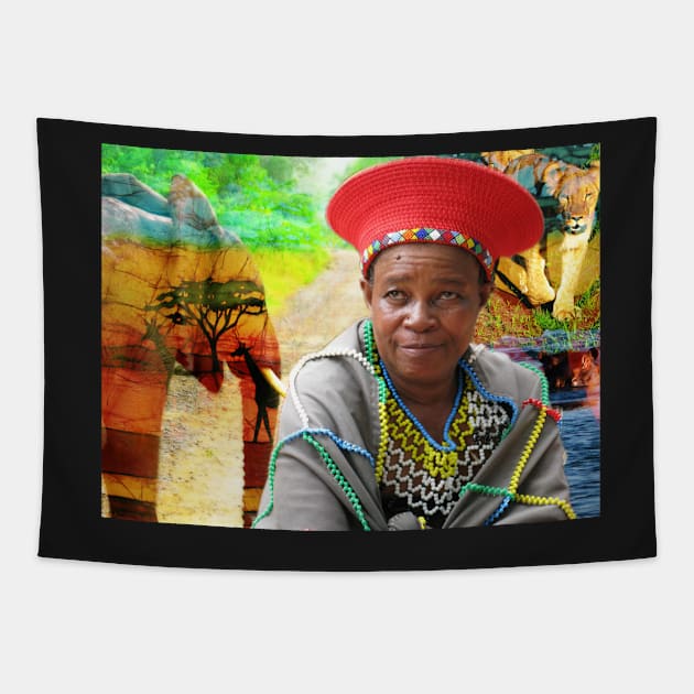 Mama Africa Tapestry by vadim19