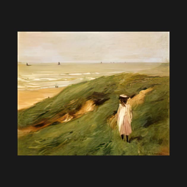 dune near nordwijk with child 1906 - Max Liebermann by Kollagio