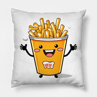 kawaii french fries T-Shirt cute potatofood Pillow