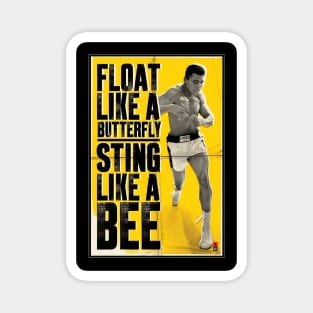 Float Like A Butterfly Sting Like A Bee Muhammad Ali Magnet