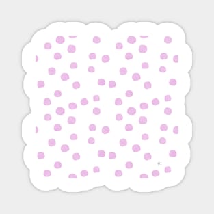 Polka Dots - Pink Magnet