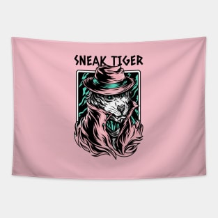 Cool Tiger Tapestry