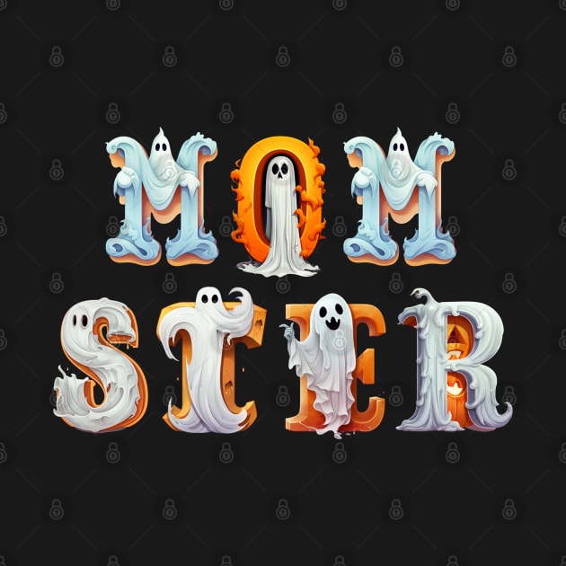 Momster Halloween by Little Blue Skies