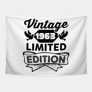 vintage 1963 limited edition birthday gift Tapestry