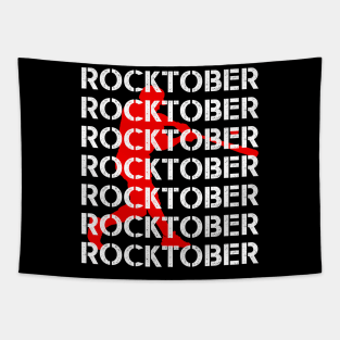 Rocktober Baseball Fan Tapestry