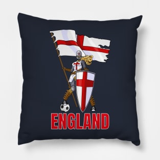 England Lionesses Ready for Battle Pillow