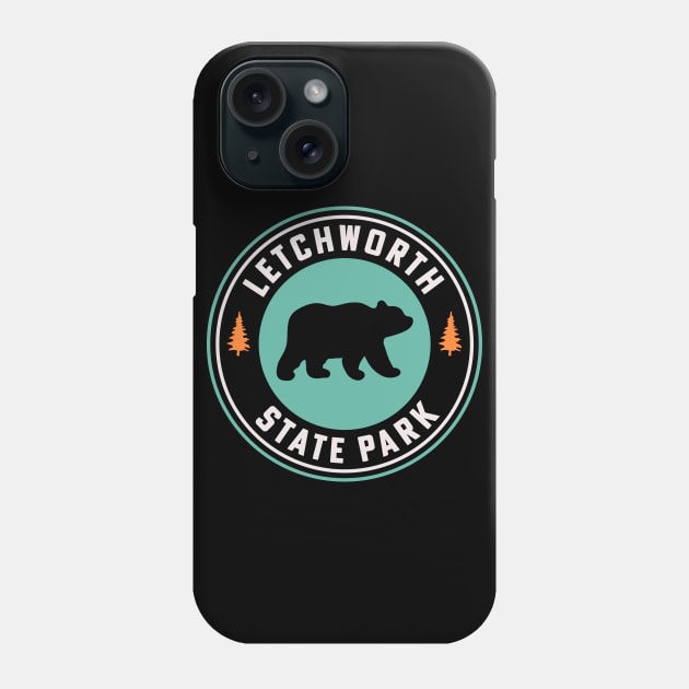 Letchworth State Park Camping Hiking Waterfalls New York Phone Case by PodDesignShop
