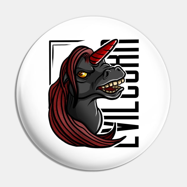 Devil unicorn Pin by Pulseender