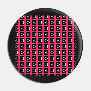 shapes on pink Pin