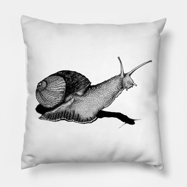 Snail Pillow by ArtbyGraves