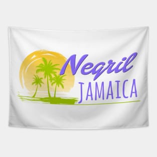 Life's a Beach: Negril, Jamaica Tapestry