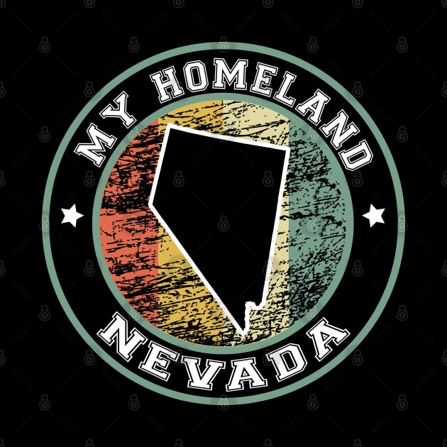 Homeland Nevada state USA vintage by LiquidLine