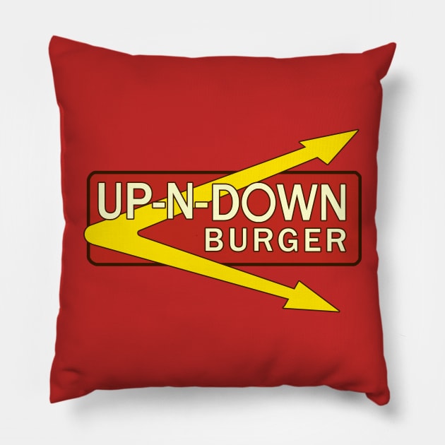 Up-N-Down Burger Pillow by nszerdy