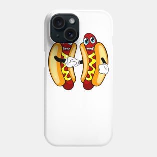 Hot Dogs And Handshakes Phone Case